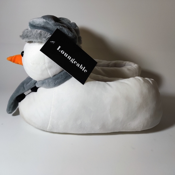 Loungable Unisex Snowmen Slippers size 9-10 - Picture 3 of 5